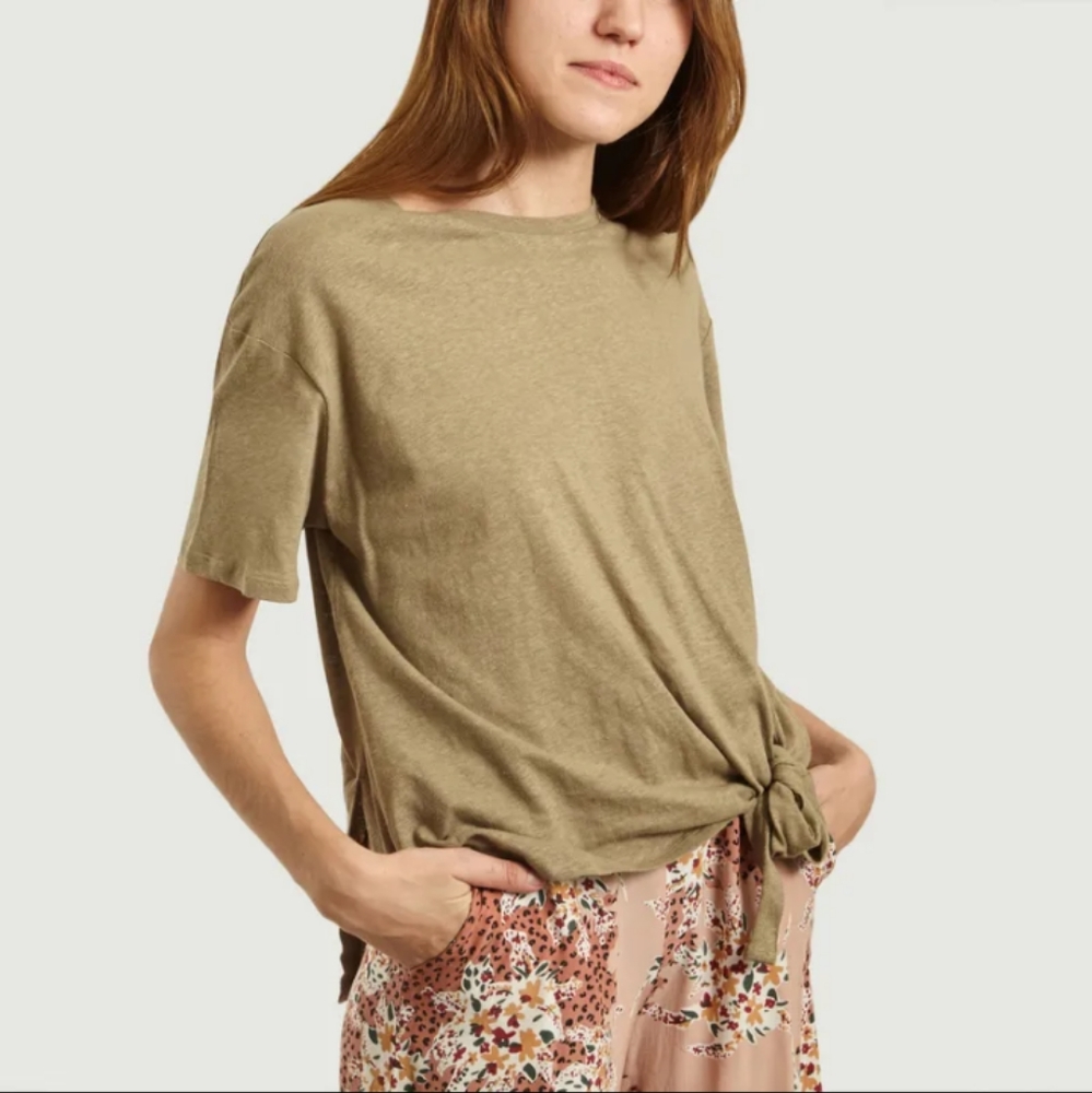 Suncoo Paris Linen Cotton BlendT-Shirt Mattew